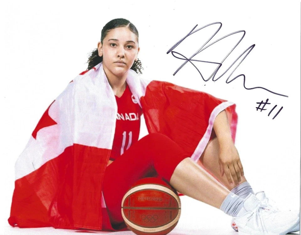 NATALIE ACHONWA Signed 8 x 10 Photo WNBA Basketball MINNESOTA LYNX Notre Dame - Image 1 of 1