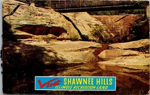 Dixon Springs Dam Shawnee Hills Illinois IL 1959 Chrome Postcard - Picture 1 of 2