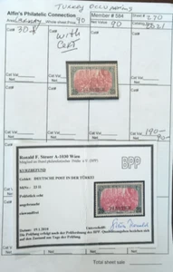 APC W4567 Germany mit Zertifikat SCV 190 SC#30 - Bild 1 von 5