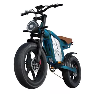 Bici Elettrica 750W Doppia Moto Bicicletta Elettrica 20 Pollici Electric Bike 48V 23AH Mountain - Foto 1 di 12