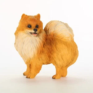 Pomeranian Figurine Hand Painted Collectible Statue - Picture 1 of 1