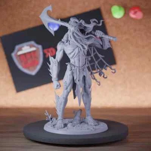 Giant Triton Sea Jotunn Miniature Boss Monster Mini Dungeons and Dragons DnD 5e - Picture 1 of 8