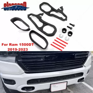 Fits 2019-2020 2021 22 23 24 Ram 1500 DT Front Tow Hooks Left & Right + Bezels - Picture 1 of 11