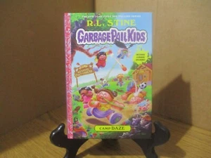 R.L. STINE AUTHENTIC SIGNED/AUTOGRAPHED GARBAGE PAIL KIDS CAMP DAZE BOOK - Picture 1 of 7