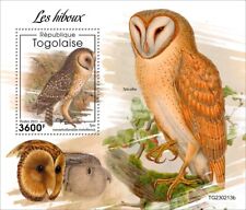 Owls MNH Stamps 2023 Togo S/S