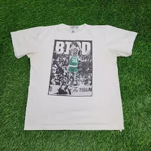 1986 Adidas Boston-Celtics Shirt Large 21x25 Larry-Bird - Picture 1 of 15