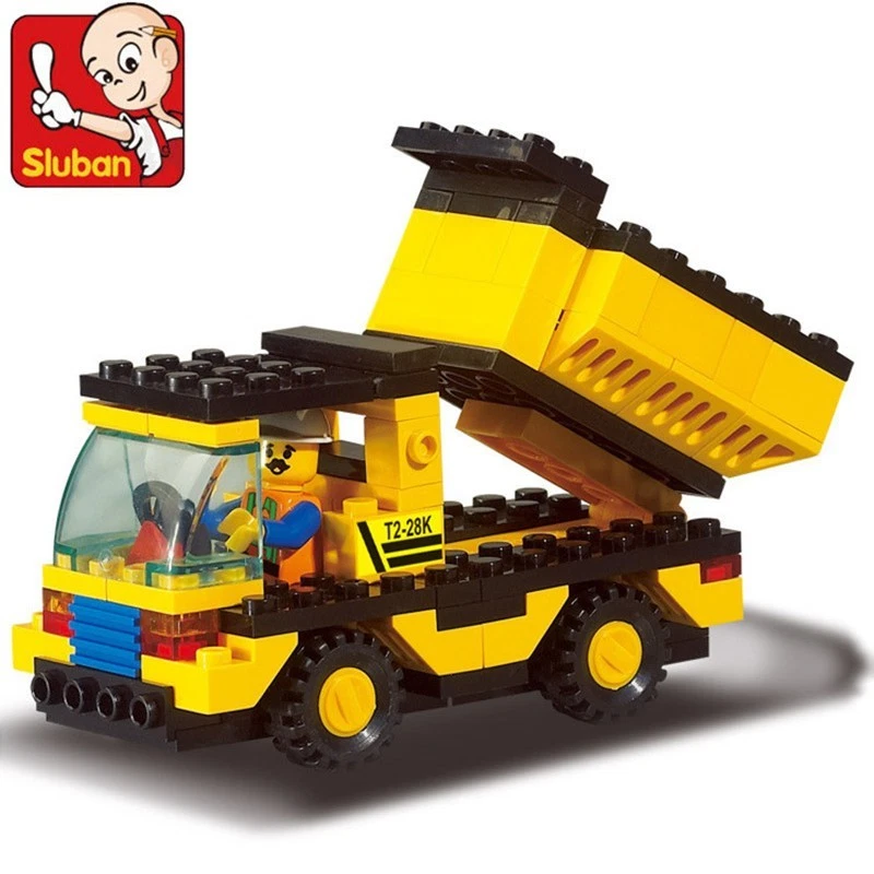 KidsToys Truck Toy DIY Building Blocks Toys Construction Vehicles Action Figure  - Image 1 of 3