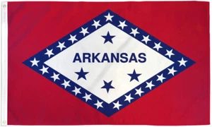 Arkansas Flag 2x3ft House Flag US State Flag AR Flag - Picture 1 of 2