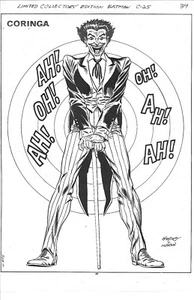 LIMITED COLLECTOR'S EDITION BATMAN C-25 INFANTINO BRAZILIAN VARIANT JOKER PIN-UP - Picture 1 of 1