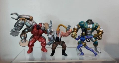 Mattel 1995 Top Cow Cyber Force Mega Heroes Lot Killjoy Impact Buzzcut Stryker Cover