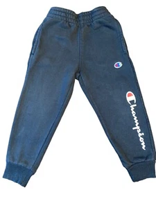 Champion Mid Rise Black Spellout Activewear Sweat Pants Joggers Size 4T - Picture 1 of 7