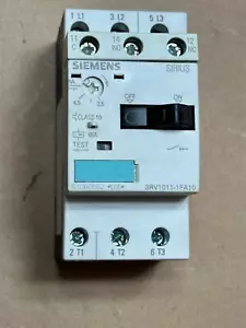 Interruptor de circuito protector de arranque de motor Siemens 3RV20211FA10 clase 10 65A S0 - Imagen 1 de 6