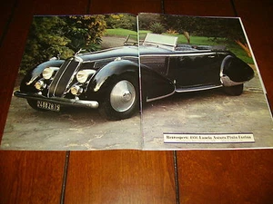 1936 LANCIA ASTURA PININ FARINA ORIGINAL 1985 ARTIKEL - Bild 1 von 4
