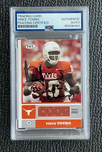 🔥VINCE YOUNG 2006 HIT GAME USED LONGHORNS AUTOGRAPH JERSEY W/NATIONAL CHAMPS!🔥 - Picture 1 of 3