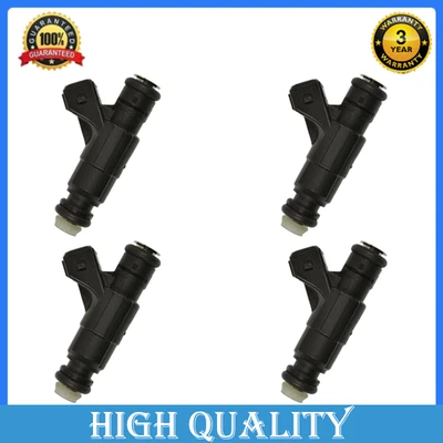 4X Fuel Injector For Volkswagen Jetta 1.8L L4 Turbocharged 2001 2002 2003-2005 Foto 1 de 4