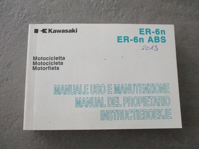 Manuel del Propietario Kawasaki ER-6N ABS ER650EE/FE ET 99976-1812 Benutzerhandb - Bild 1 von 4