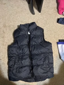 OLD NAVY Youth Girls Boys Kids Puffer Vest Jacket Size M Black Great Condition! - Picture 1 of 5