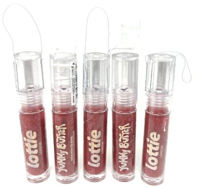 (5) Lottie Yummy Butter Extra Shine Lip Gloss 0.07 oz Sealed PLAYFUL PINK - Image 1 of 3