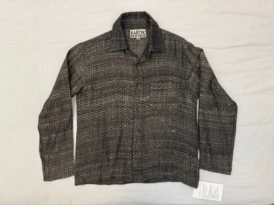 Camisa Kartik Research Box nueva con etiquetas en mezcla de seda/lana talla M Foto 1 de 4