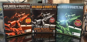 Soldier of Fortune Games Lot - PC, Big Box - New - SOF 1, Gold, Low Violence - Picture 1 of 12