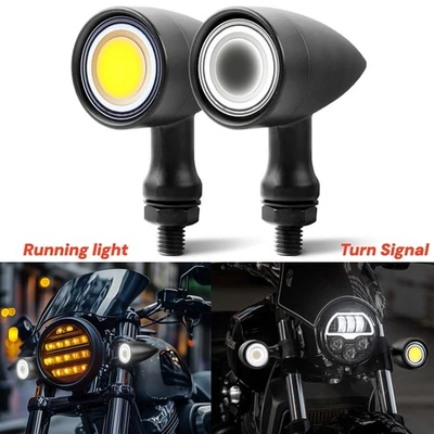 10mm Motorcycle Front Rear Turn Signal Light For Victory High Ball Vegas Jackpot - Image 1 of 4