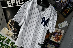 Nike Authentic Collection New York Yankees Pinstriped Jersey 48 - Picture 1 of 12