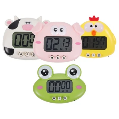  4 Pcs Contaminuti Da Cucina Timer Digitale Magnetico Classe Per Cucinare - Immagine 1 di 4