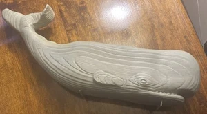 Vtg Grey Whale Toy 15" Plastic Vintage Unbranded hollow top - Picture 1 of 4