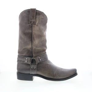 Dingo Dean Arnés Puntera Cuadrada DI-850 Hombres Gris Cuero Botas Occidentales - Imagen 1 de 4