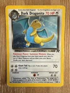 Dark Dragonite 5/82 Holo 2000 Team Rocket HP/DMG - Picture 1 of 2