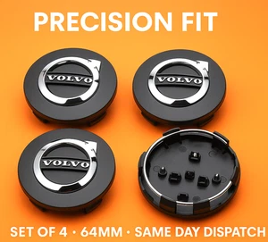 4 X Volvo XC60  2020 Car Hub Centre Caps 64mm Wheel Hub Caps Waterproof - Picture 1 of 1