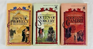 The Belgariad Books 1 2 & 3 Paperback Book Lot by David Eddings (Read Descr) - Picture 1 of 12
