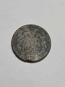 1865 Two Cent Piece Coin US Coin - Picture 1 of 3