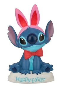 Stitch Easter Bunny Ears With Bow Gemmy Blow Mold Disney Lilo & Stitch Lights Up - Picture 1 of 8
