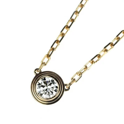 Collar colgante de diamantes Cartier K18YG D'Amour LM - Auténtico envío gratuito desde Japón Foto 1 de 3