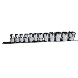 12 piezas Imperial SAE AF 1/4" - 7/8" enchufes 12 puntos en riel poco profundos 3/8" dr AT946 - Imagen 1 de 1