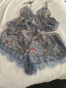 Victoria Secret set baby doll size L multicolor - Bild 1 von 3
