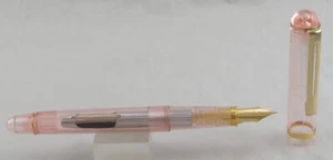 Pilot Crystal Rose & Gold Demonstrator Fountain Pen w/CON-20 Converter - New - Picture 1 of 6
