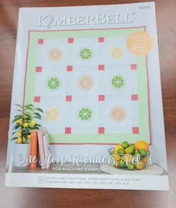 CD bordado a máquina KimberBell ~ One Hoop Wonders Vol 1 ~ KD816 - Imagen 1 de 3