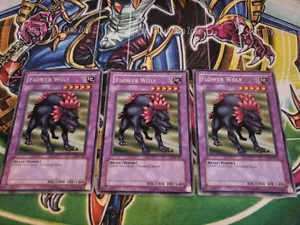 Yugioh - Flower Wolf LOB-107 NM Unlimited Rare X3 - Imagen 1 de 1