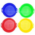 4PCS Stop Sand Sifter Sieves Toy For Sand Beach 4 Pack Set Red  Yellow9144