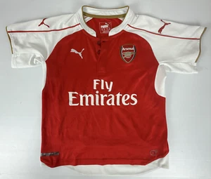 Arsenal Fc 2015/16 Puma Home Kit Youth Size US YM / DI 140 / E/F 10 / UK 26-28 - Bild 1 von 8