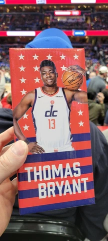 2022 Thomas Bryant Bobblehead 4/8 SGA Washington Wizards NBA Stadium Giveaway Cover