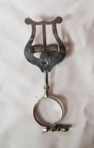 Vintage Sheet Music Clip Holder For Clarinet Marching Stand USA Stainless Steel  - Picture 1 of 6