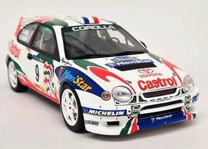Otto 1/18 Toyota Corolla WRC Rally Catalunya 1998 Auriol Giraudet Model Car - Picture 1 of 8