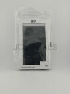 Sena WalletBook Classic (Black) SFD434NPUS wallet case for iPhone 11 - Picture 1 of 6