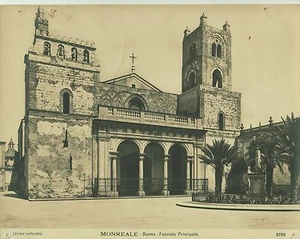C5950-MONREALE, DUOMO, FACCIATA PRINCIPALE, FOTOGRAFIA - Foto 1 di 1