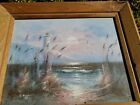 B. Duggan 25" x 21" Oil On Canvas SIGNED wood Frame Ready to be Hung 