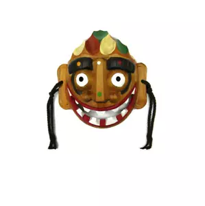Korean traditional Hahoetal mask Korean traditional wooden mask_Horseman - Picture 1 of 3