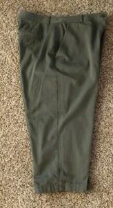 Studio Works Damen-Caprihose Größe 16 khaki-grün hoher Bund kurz geschnitten 34" x 20" - Bild 1 von 5